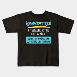 Funny Childcare Nanny and Day care Provider Babysitter Kids T-Shirt